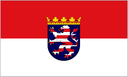 Image of Hesse ([Hessen]) State Flag