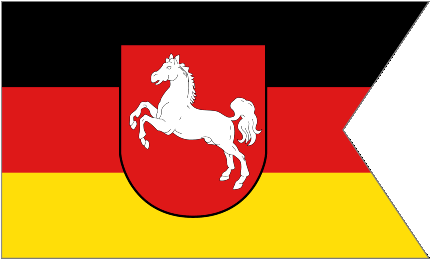 Image of Lower Saxony ([Niedersachsen]) State Flag