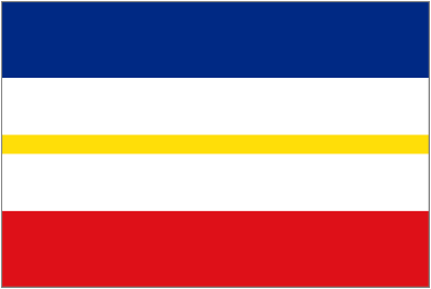 Image of Mecklenburg-Western Pomerania Civil Flag
