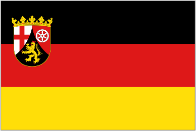 Image of Rhineland-Palatinate ([Rheinland-Pfalz]) State and Civil Flag