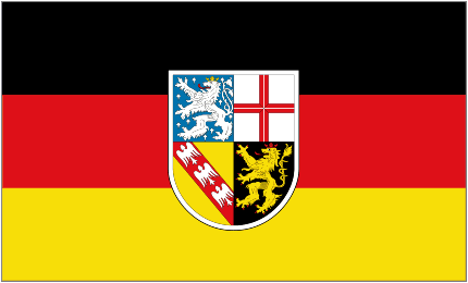 Image of Saarland State and Civil Flag