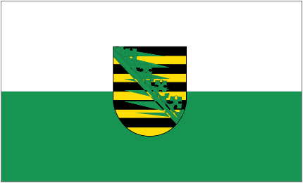 Image of Free State of Saxony ([Freistaat Sachsen]) State Flag