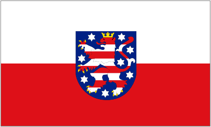 Image of Free State of Thuringia ([Freistaat Thüringen]) State Flag
