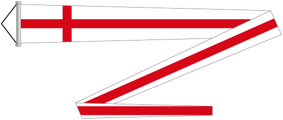 Image of England Pennant (or vimpel)