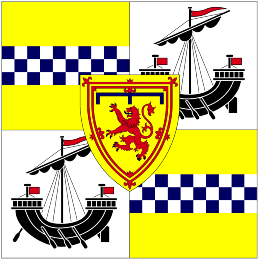 Image of Standard of HRH The Duke of Rothesay for use in Scotland