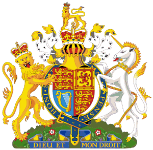 Image of The Royal Arms for use in England, Wales and Northern Ireland