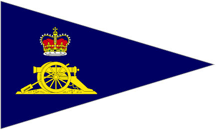 Image of Royal Artillery Yacht Club Burgee